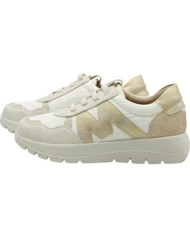 MYSOFT 26M264 SNEAKERS WITH METALLIC PANELS ORO