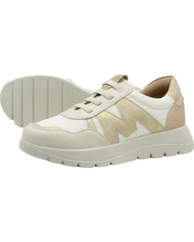 MYSOFT 26M264 SNEAKERS WITH METALLIC PANELS ORO
