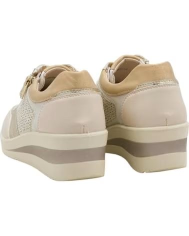 AMARPIES AMARPIES AMD30018 FREIZEITSCHUHE MIT KEILABSATZ UND SEITLICHEM REISSVERSCHLUSS BEIGE