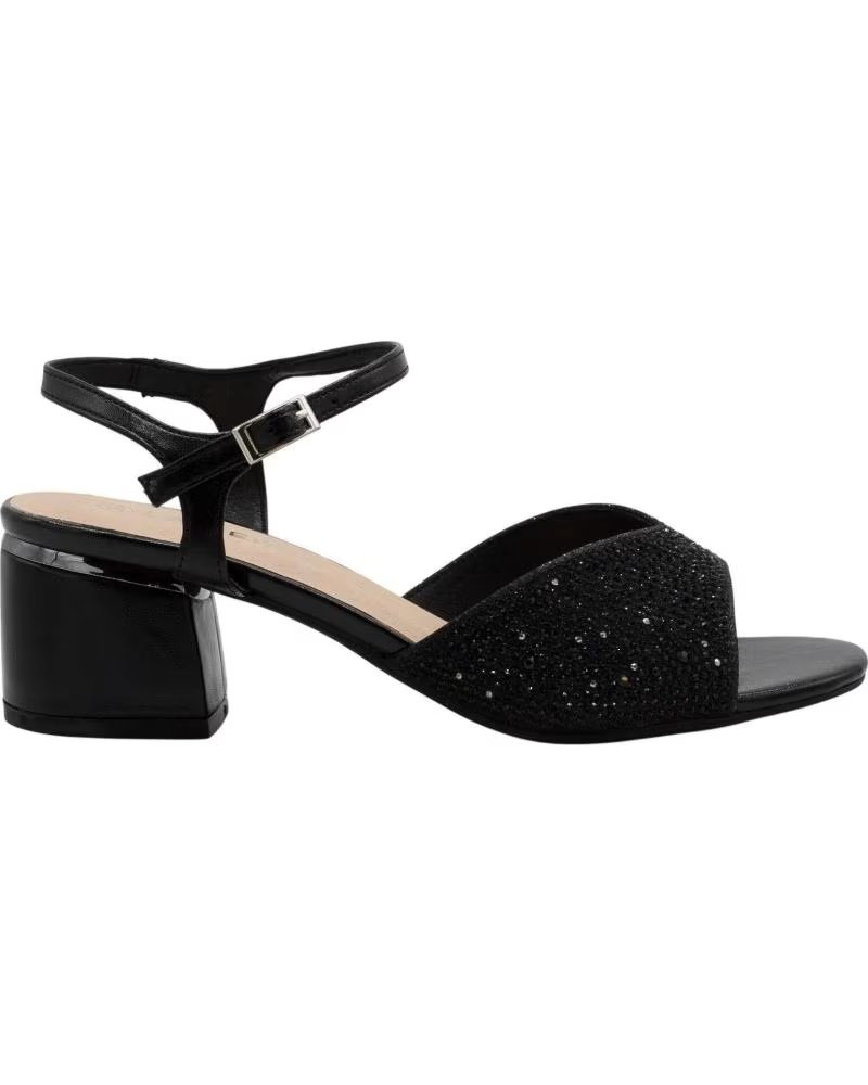 LAPIERCE SANDALO PASTOR MC30 CON TACCO A BLOCCO NEGRO