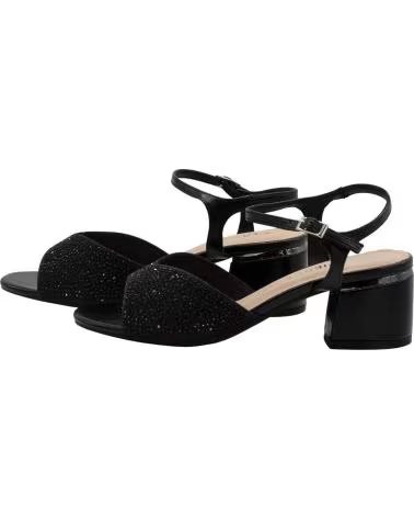 LAPIERCE SANDALO PASTOR MC30 CON TACCO A BLOCCO NEGRO
