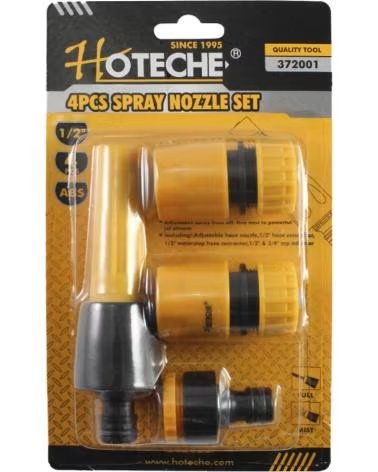 HOTECHE HOTECHE BEWÄSSERUNGSDÜSEN UND ANSCHLUSS-SET 4-TEILIG MULTICOLOR