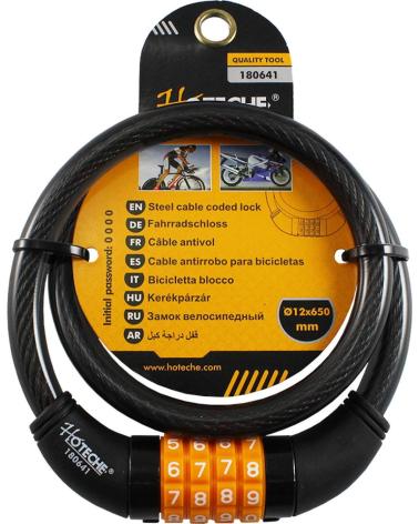 HOTECHE CANDADO DE SEGURIDAD CON COMBINACIÓN HOTECHE MULTICOLOR