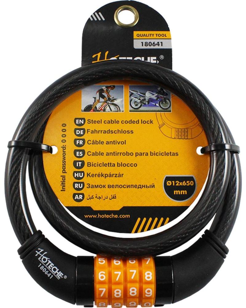 HOTECHE CANDADO DE SEGURIDAD CON COMBINACIÓN HOTECHE MULTICOLOR