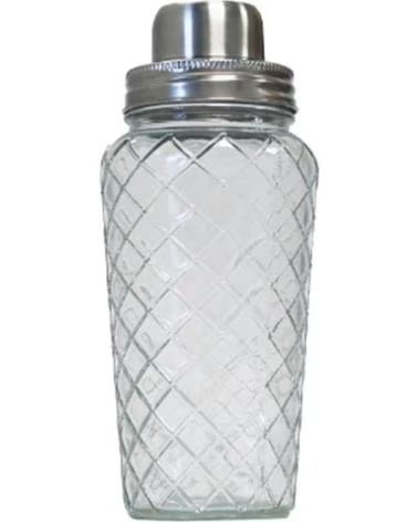 QUID COQUETELEIRA DE VIDRO COM TAMPA DE METAL 500ML MULTICOLOR