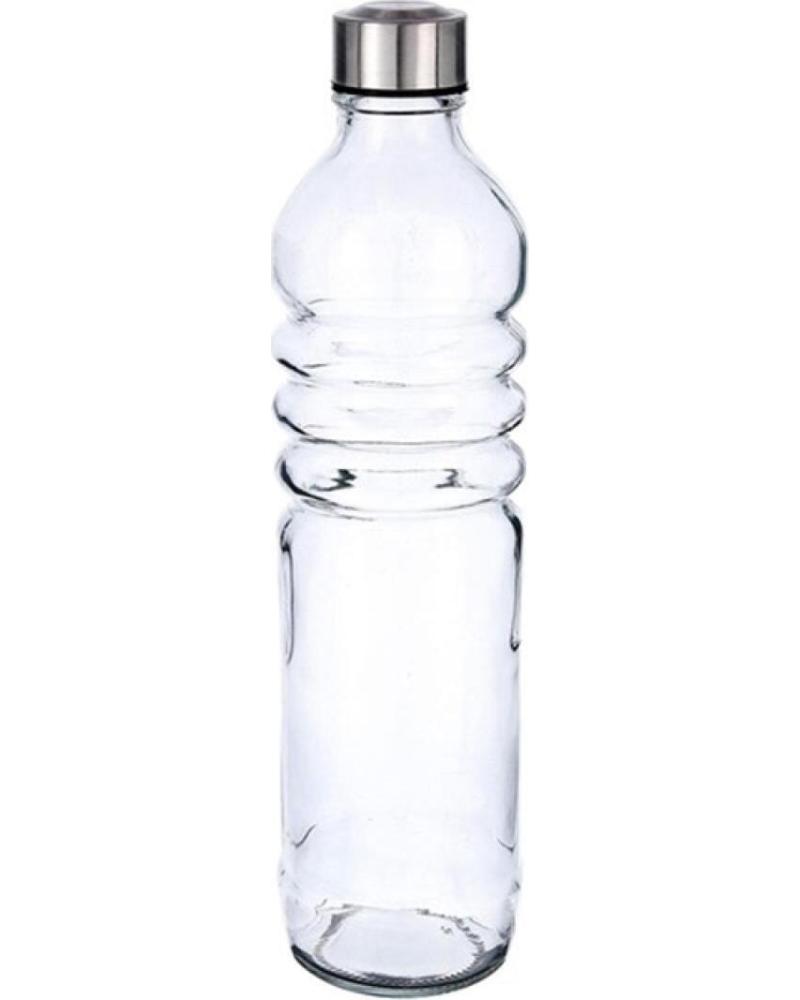 QUID BOTELLA DE VIDRIO CON TAPÓN METÁLICO PARA BEBIDAS MULTICOLOR
