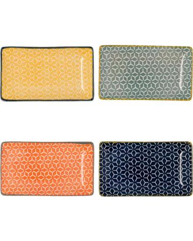 QUID SET DE PLATOS DECORATIVOS MULTIFORMATO MULTICOLOR
