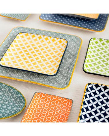 QUID SET DE PLATOS DECORATIVOS MULTIFORMATO MULTICOLOR
