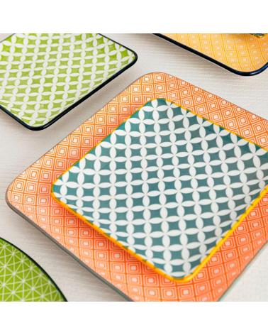 QUID SET DE PLATOS DECORATIVOS MULTIFORMATO MULTICOLOR