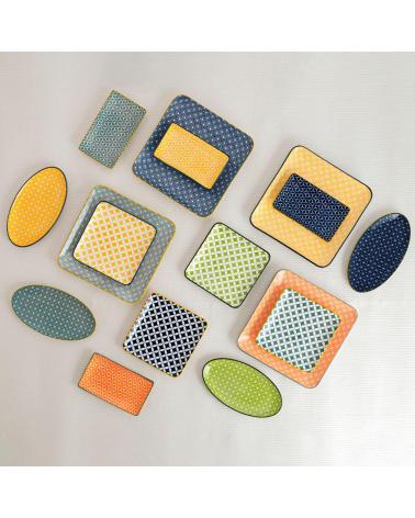 QUID SET DE PLATOS DECORATIVOS MULTIFORMATO MULTICOLOR