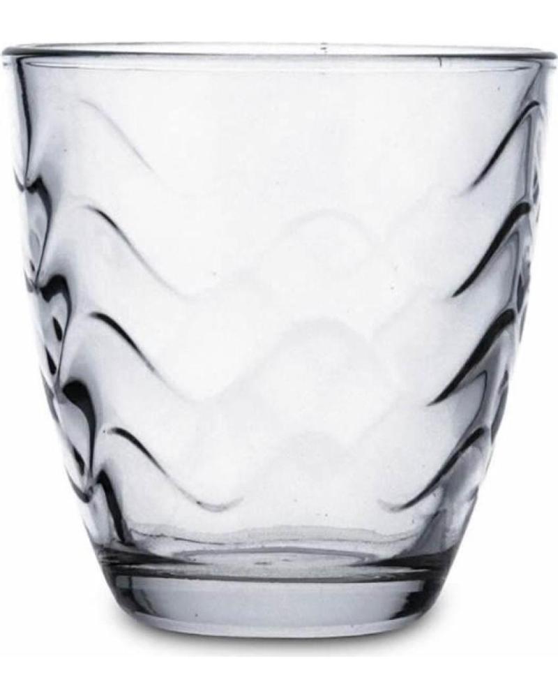 QUID JUEGO DE VASOS DE VIDRIO CON RELIEVE QUID MULTICOLOR