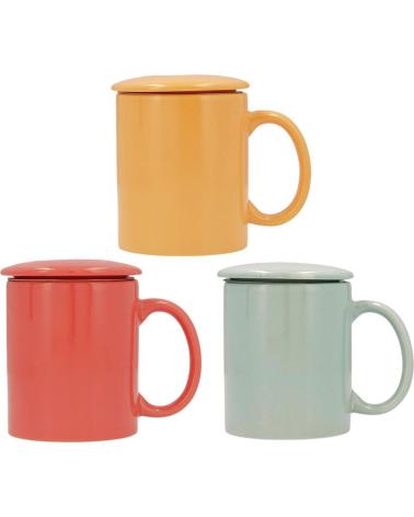 QUID SET DE TAZAS INFUSORAS QUID 33CL CON FILTRO Y TAPA MULTICOLOR