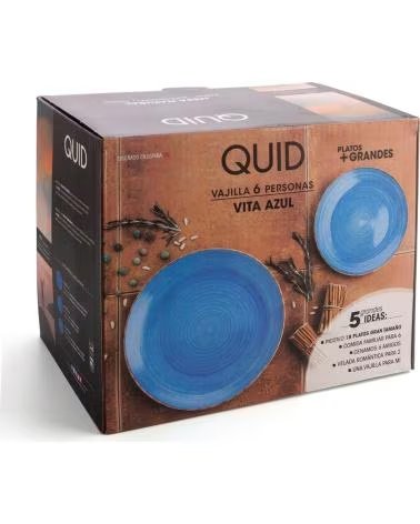 QUID QUID GESCHIRR-SET 5-TEILIG BLAU MULTICOLOR