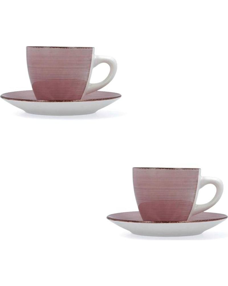 QUID SET DE TAZAS CON PLATO QUID MULTICOLOR