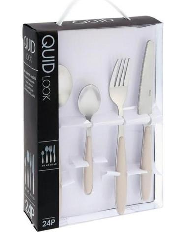 QUID SET DE CUBIERTOS QUID LOCK 24 PIEZAS EN ACERO INOXIDABLE MULTICOLOR