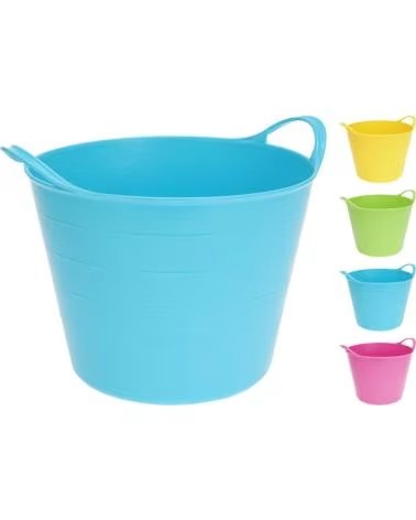 PROGARDEN CESTO MULTIUSO FLEXÍVEL COM ALÇAS MULTICOLOR
