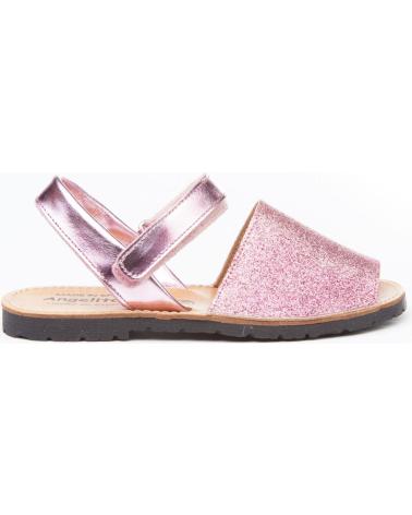 Sandalen für Mädchen ANGELITOS AVARCA PIEL 208 ROSA