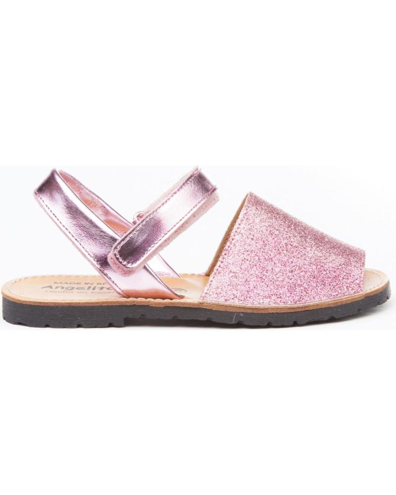 Sandalen für Mädchen ANGELITOS AVARCA PIEL 208 ROSA