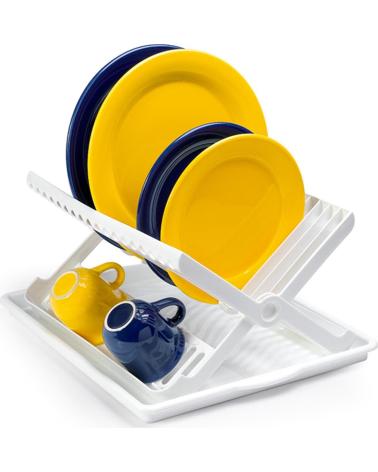 PLASTICFORTE ESCURRIDOR DE PLATOS PLEGABLE PLASTICFORTE MULTICOLOR