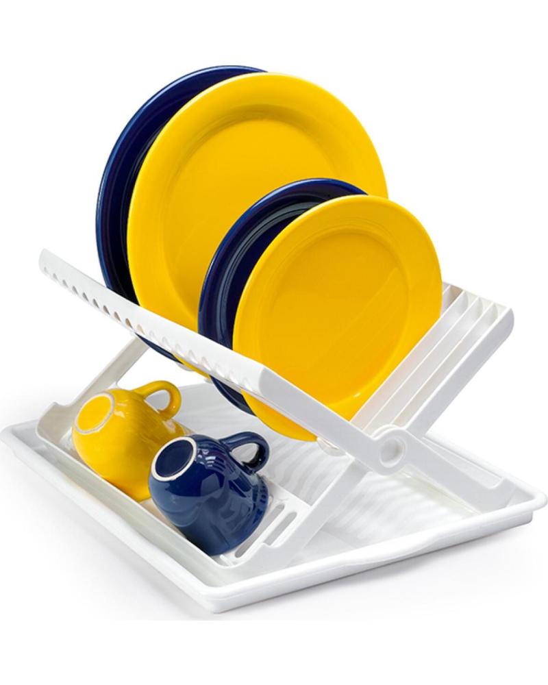PLASTICFORTE ESCURRIDOR DE PLATOS PLEGABLE PLASTICFORTE MULTICOLOR