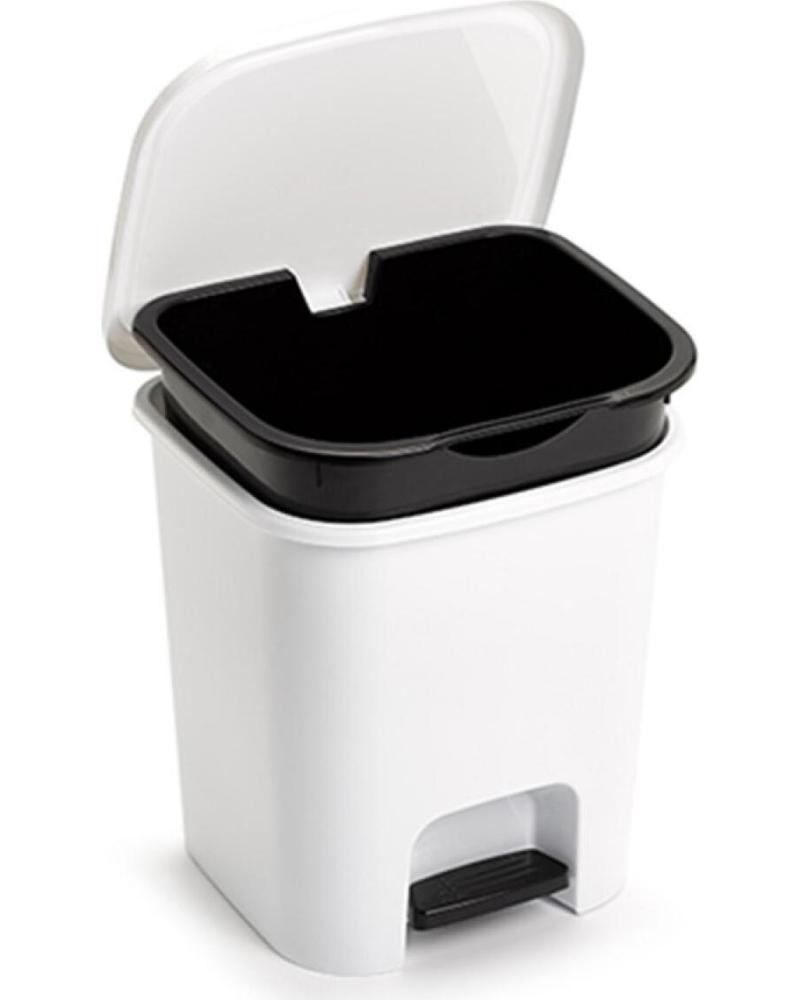 PLASTICFORTE PLASTICFORTE CUBO DE BASURA CON PEDAL Y CUBETA EXTRAÍBLE MULTICOLOR