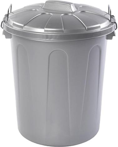 PLASTICFORTE CUBO DE BASURA CON TAPA PLASTICFORTE MULTICOLOR