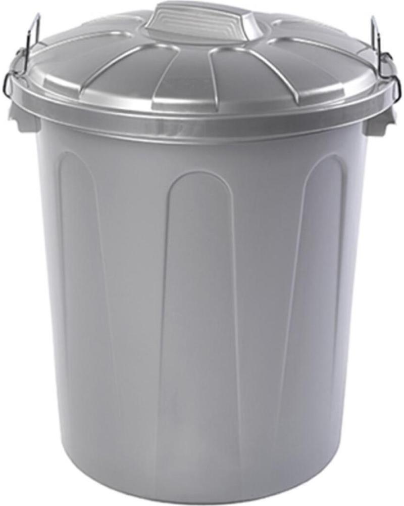 PLASTICFORTE CUBO DE BASURA CON TAPA PLASTICFORTE MULTICOLOR