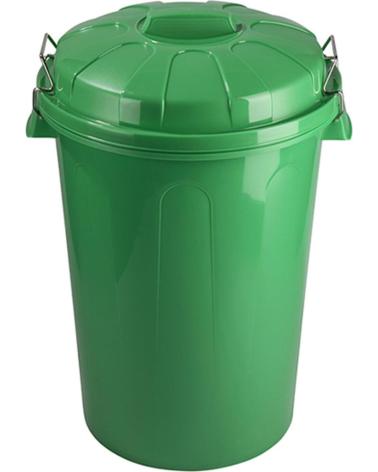 PLASTICFORTE CUBO DE BASURA CON TAPA PLASTICFORTE MULTICOLOR