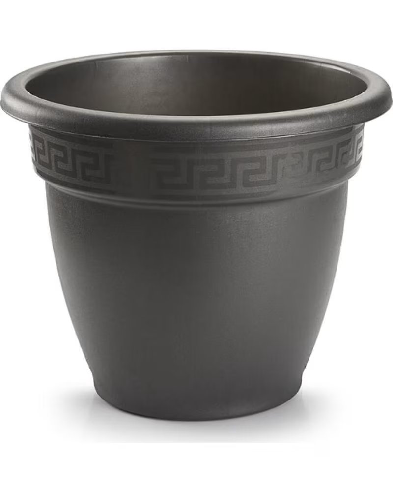 PLASTICFORTE VASO PLASTICFORTE CON DECORO GRECO MULTICOLOR