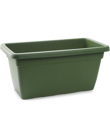PLASTICFORTE JARDINERA RECTANGULAR DE POLIPROPILENO MULTICOLOR
