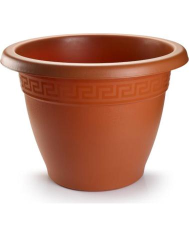 PLASTICFORTE MACETAS DE RESINA TEXTURIZADA PLASTICFORTE PARA INTERIORES Y EXTERIORES MULTICOLOR