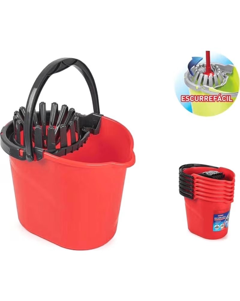 PLASTICFORTE WISCHEIMER MIT INTEGRIERTEM AUSWRINGER PLASTICFORTE MULTICOLOR