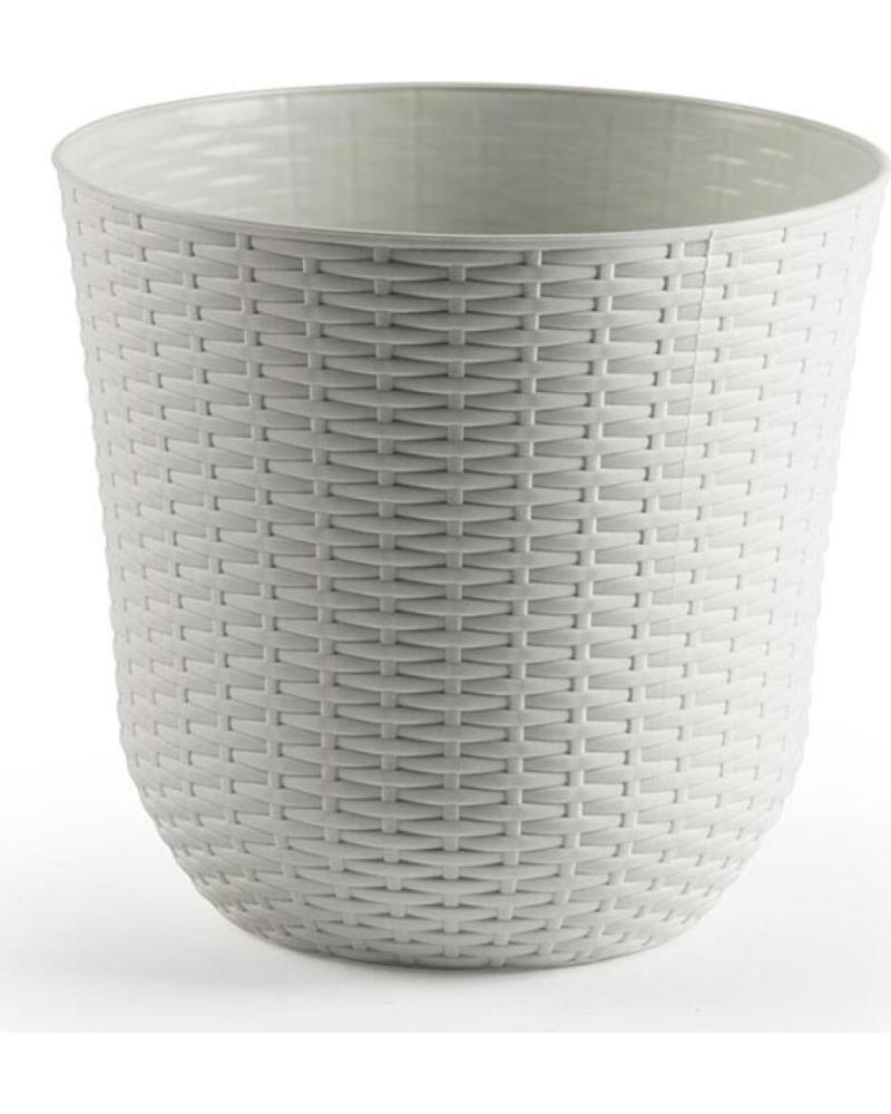 PLASTICFORTE MACETERO DECORATIVO TEXTURIZADO PLASTICFORTE MULTICOLOR