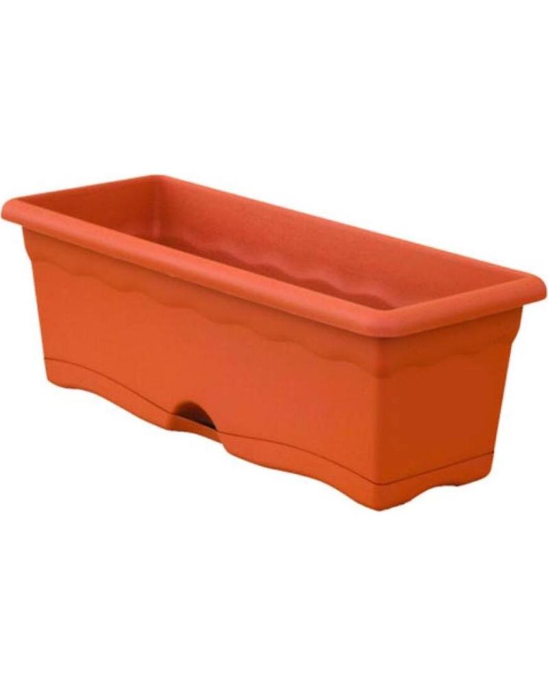 PLASTICFORTE JARDINERA RECTANGULAR DE PLÁSTICO RESISTENTE PARA EXTERIORES MULTICOLOR