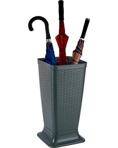 PLASTICFORTE PARAGÜERO DE PLÁSTICO CON DISEÑO TRENZADO MULTICOLOR