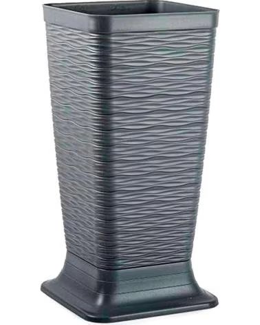 PLASTICFORTE PLASTICFORTE WASTEBASKET WITH WAVY TEXTURE MULTICOLOR