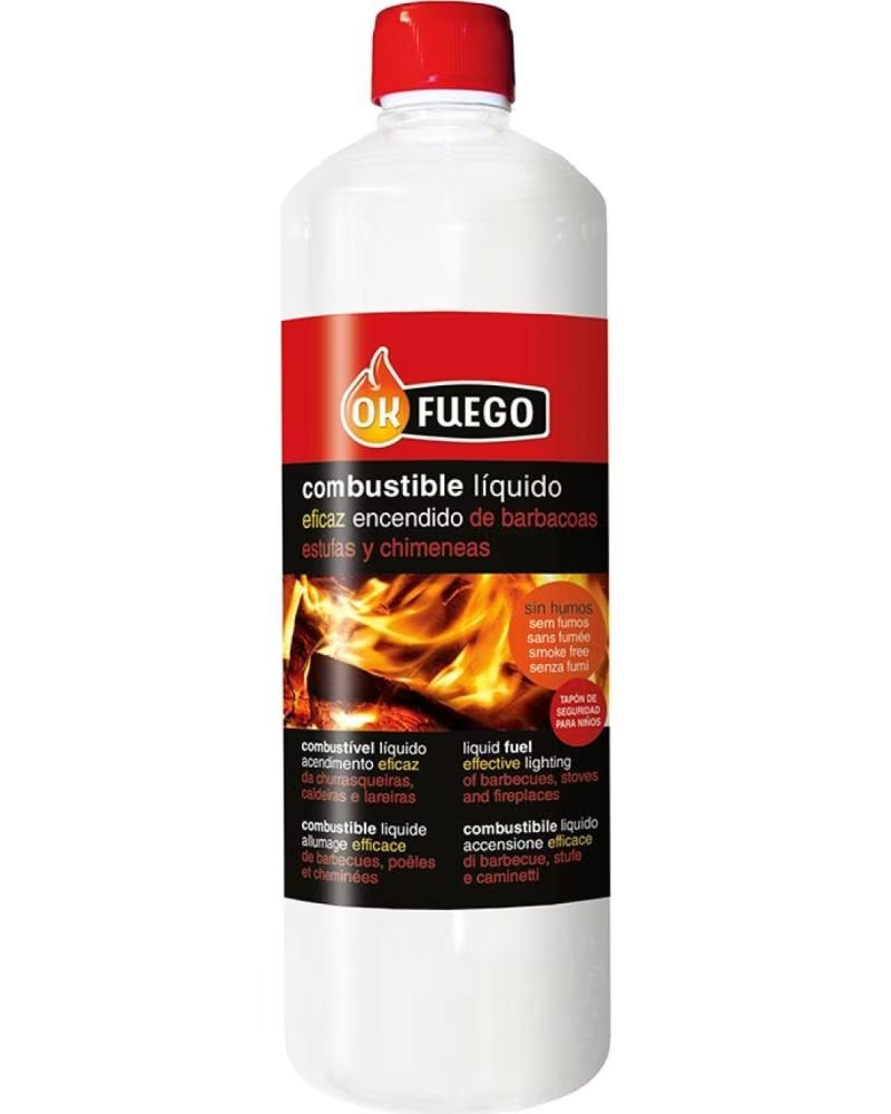 OK COMBUSTÍVEL LÍQUIDO FUEGO PARA LAREIRAS E CHURRASQUEIRAS MULTICOLOR