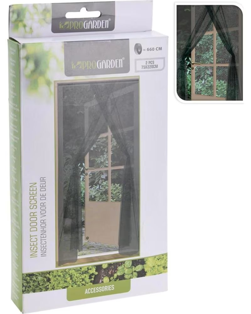 PROGARDEN MOSQUITEIRO MAGNÉTICO PARA PORTA MULTICOLOR