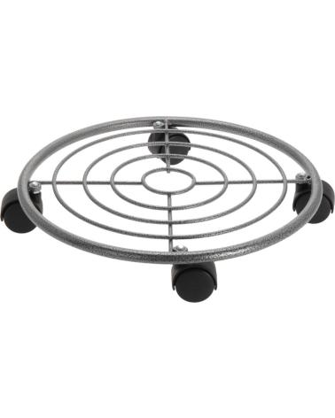 PROGARDEN SOPORTE REDONDO CON RUEDAS PARA MACETAS MULTICOLOR