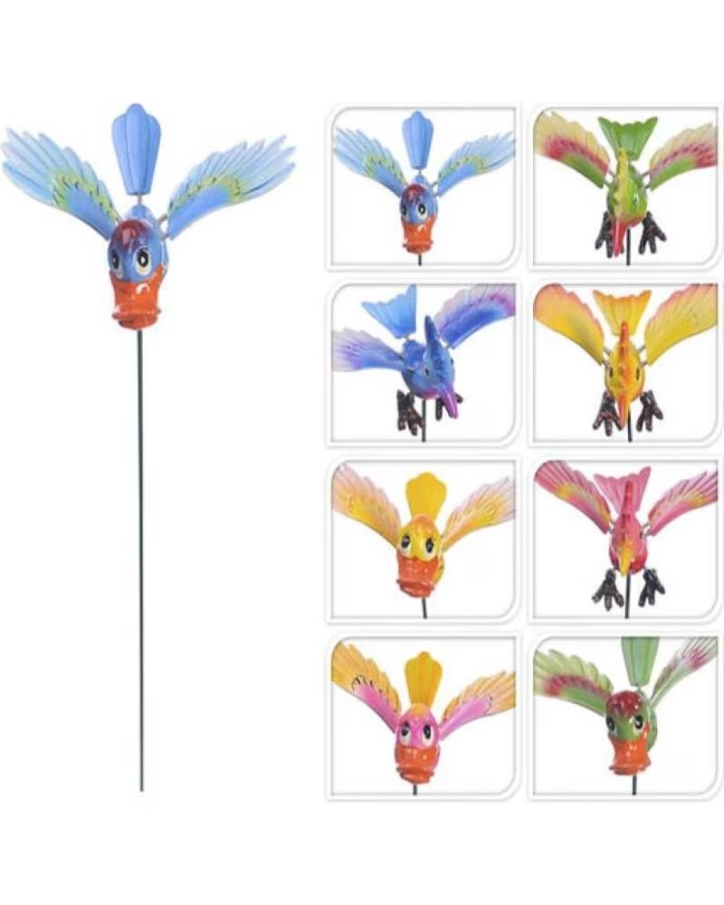PROGARDEN PIQUET DE JARDIN DÉCORATIF AVEC FIGURINE D´OISEAU MULTICOLOR