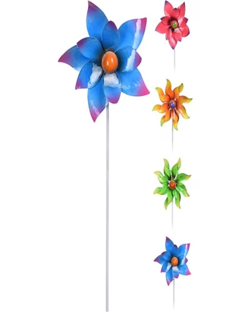 PROGARDEN DEKORATIVES WINDSPIEL IN BLUMENFORM MULTICOLOR