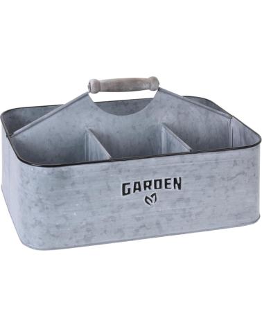 PROGARDEN CESTA ORGANIZADORA GARDEN CON COMPARTIMENTOS Y ASA MULTICOLOR