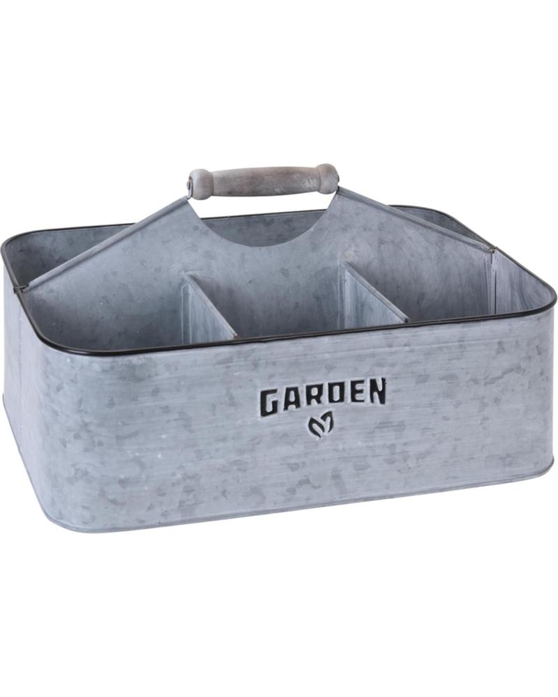 PROGARDEN CESTA ORGANIZADORA GARDEN CON COMPARTIMENTOS Y ASA MULTICOLOR