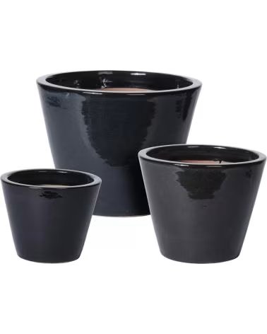 PROGARDEN PROGARDEN PFLANZTOPF-SET MINIMALISTISCHES DESIGN GLÄNZEND MULTICOLOR