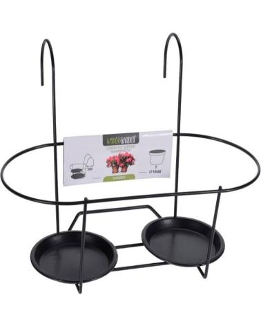 PROGARDEN SOPORTE COLGANTE PARA BALCÓN PROGARDEN CON DOBLE MACETERO MULTICOLOR