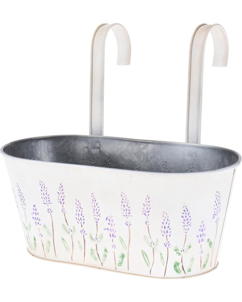 PROGARDEN MACETERO COLGANTE DE METAL CON DISEÑO FLORAL MULTICOLOR