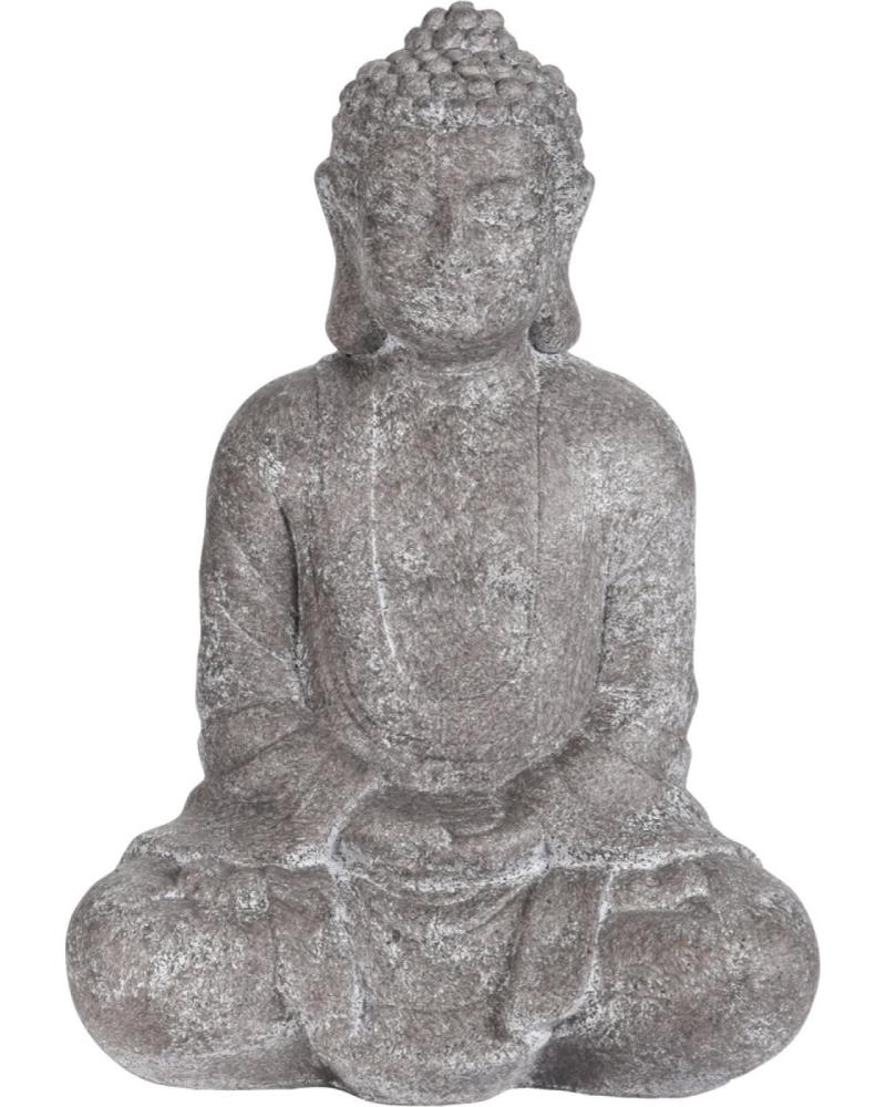 PROGARDEN FIGURA DECORATIVA BUDA SENTADO EFECTO PIEDRA MULTICOLOR