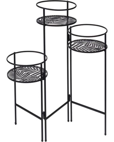 PROGARDEN SOPORTE PARA PLANTAS DE TRES NIVELES ESTRUCTURA METÁLICA PLEGABLE MULTICOLOR