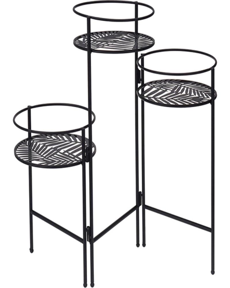 PROGARDEN SOPORTE PARA PLANTAS DE TRES NIVELES ESTRUCTURA METÁLICA PLEGABLE MULTICOLOR