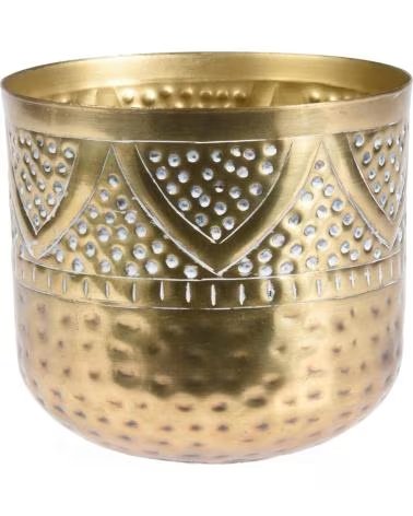 PROGARDEN MACETERO DECORATIVO DE METAL LABRADO MULTICOLOR